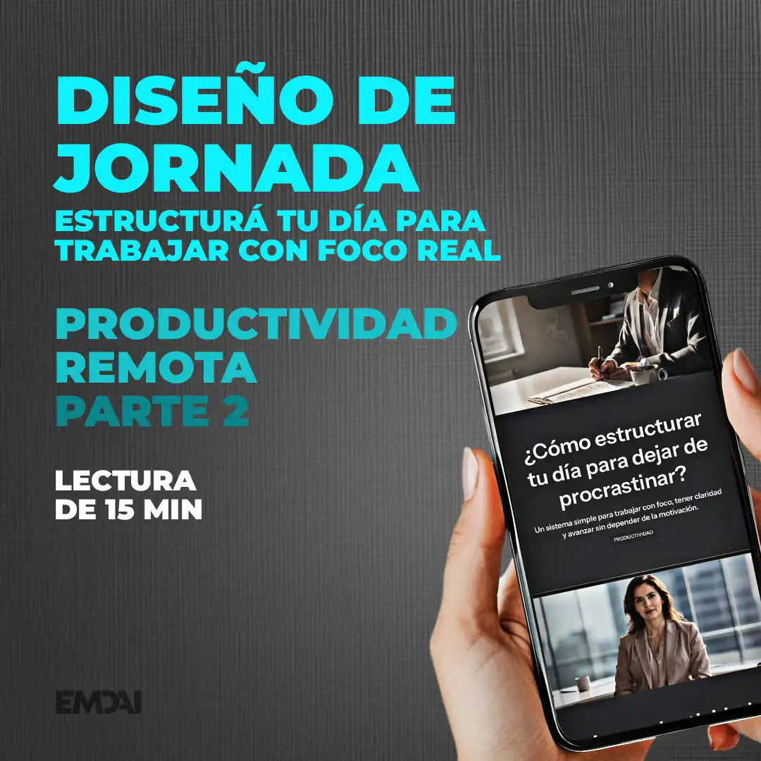 Guía Mobile: Diseño de jornada (Productividad Remota - Parte 2)