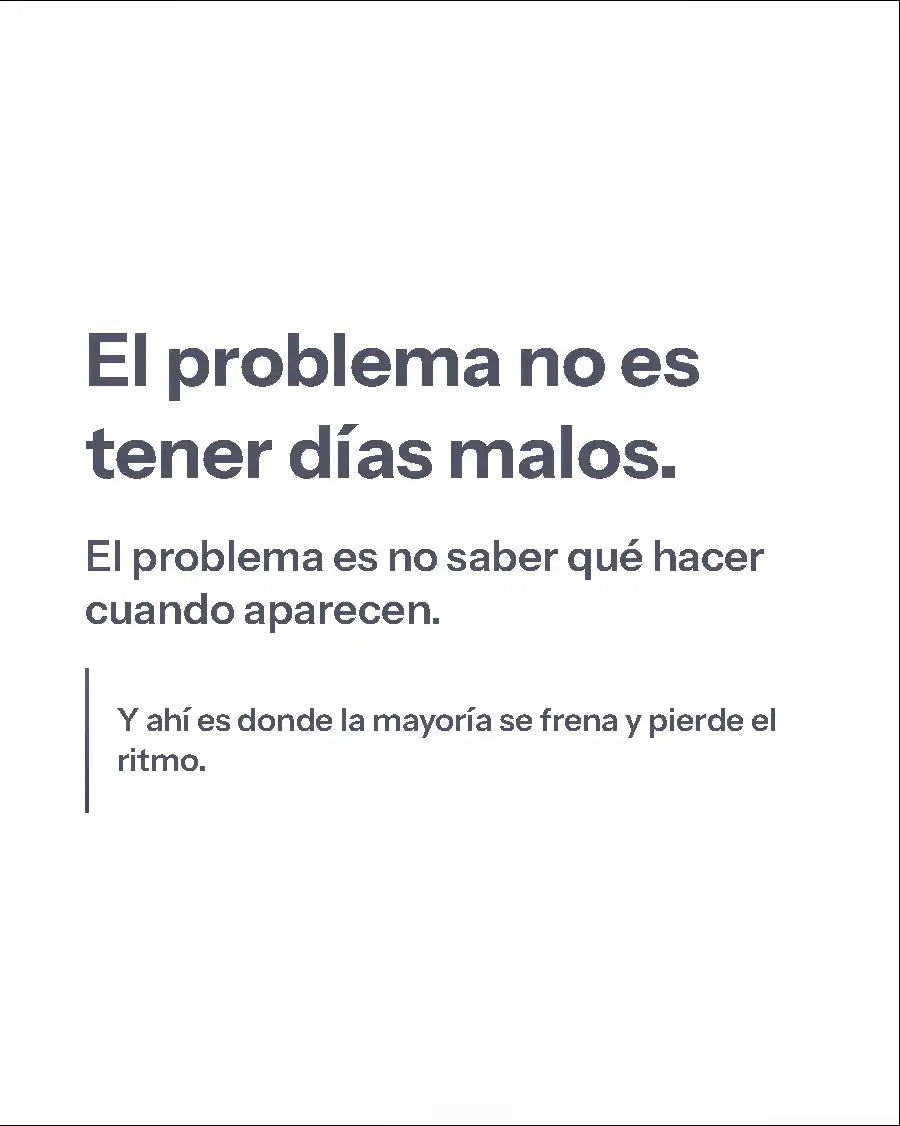 Guía Mobile: Días sin ganas (Mantener el Momentum - Parte 2)