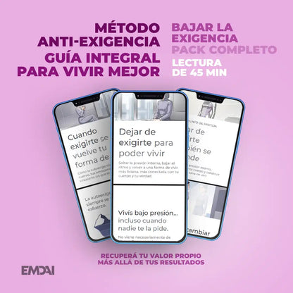 Guía Mobile: Método Anti-Exigencia (Pack Completo)