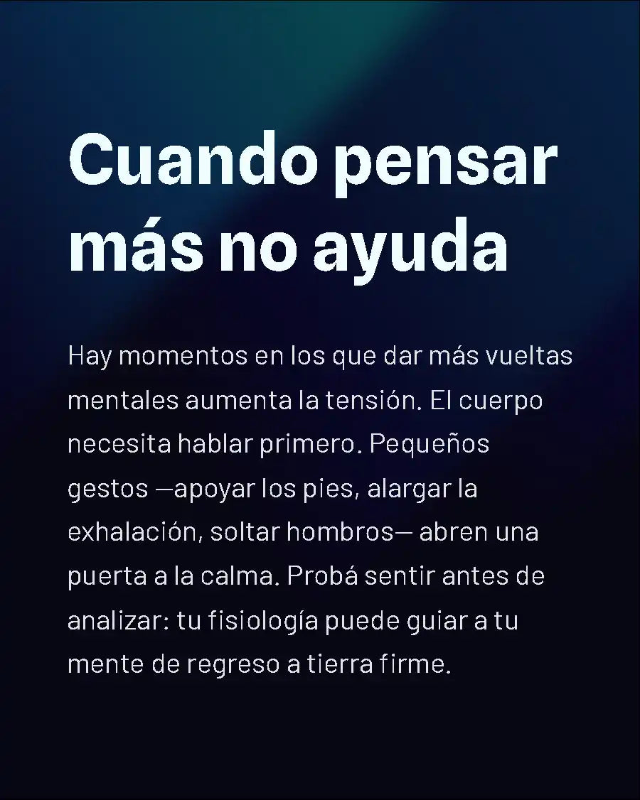 Guía Mobile: Calmar la mente (Gestión del Estrés - Parte 1)