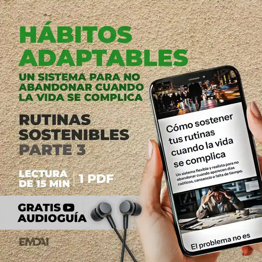 Guía Mobile: Hábitos adaptables (Rutinas Sostenibles - Parte 3)