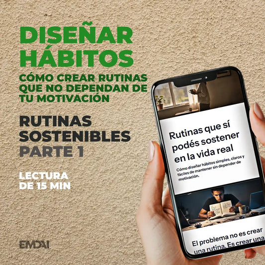 Guía Mobile: Diseñar hábitos (Rutinas Sostenibles - Parte 1)