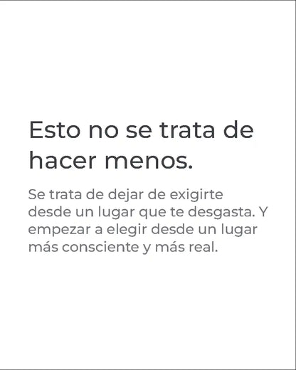 Guía Mobile: Aprender a soltar (Bajar la Exigencia - Parte 3)
