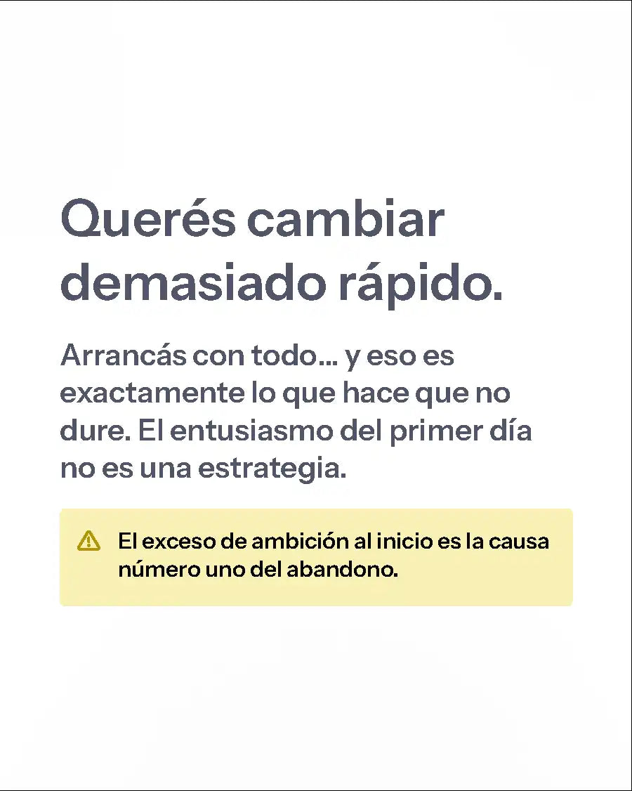 Guía Mobile: El mito de la disciplina (Rutinas Sostenibles - Parte 2)
