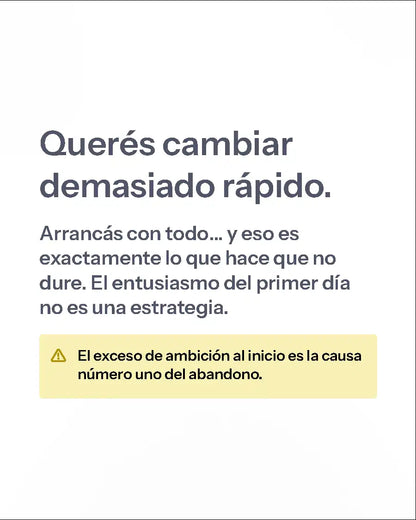 Guía Mobile: El mito de la disciplina (Rutinas Sostenibles - Parte 2)