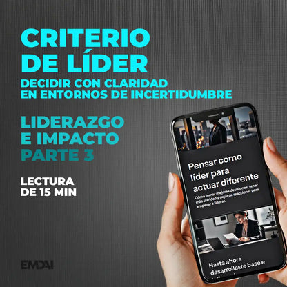 Guía Mobile: Criterio de líder (Liderazgo e Impacto - Parte 3)