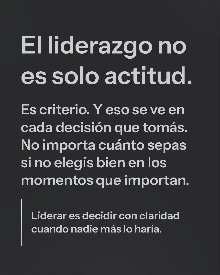 Guía Mobile: Criterio de líder (Liderazgo e Impacto - Parte 3)