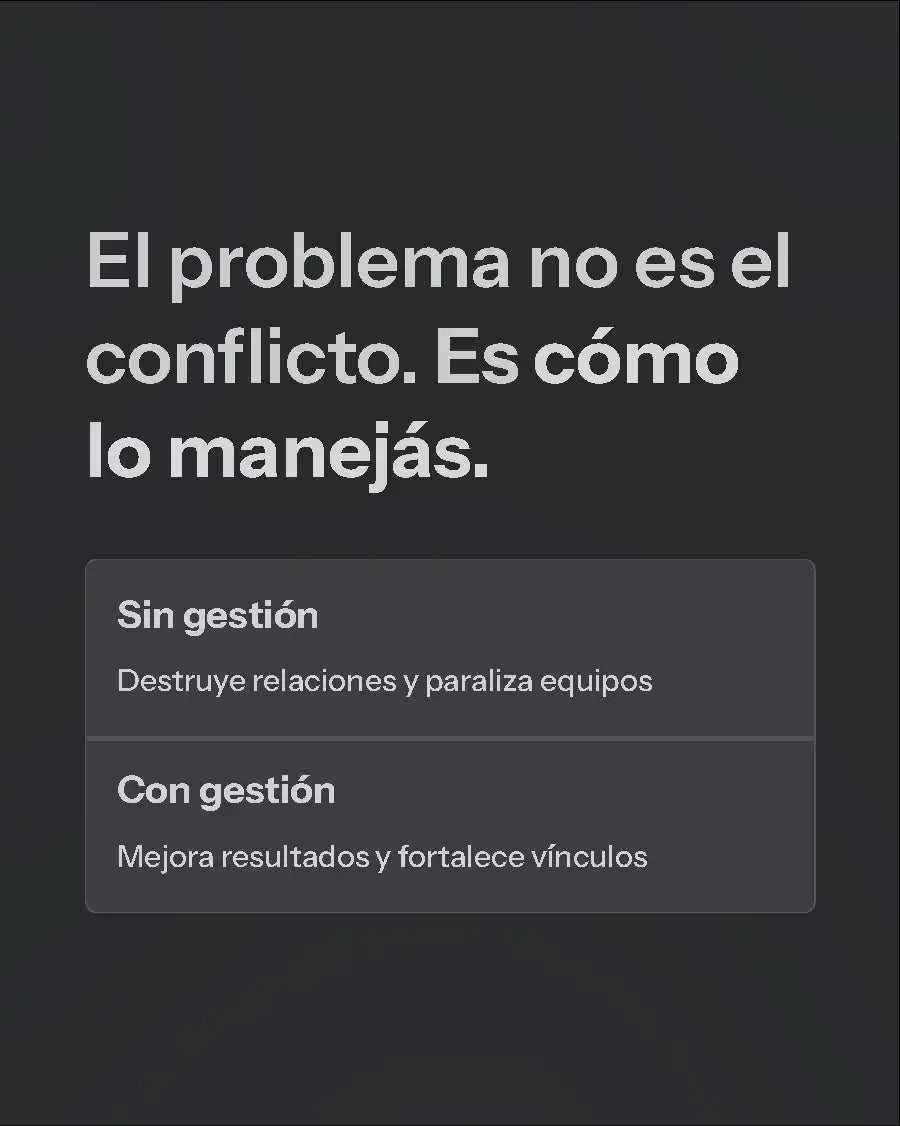 Guía Mobile: Reencuadrá el conflicto (Gestión de Conflictos - Parte 1)