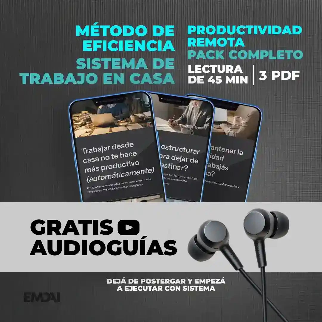 Guía Mobile: Método Productividad Remota (Pack Completo)