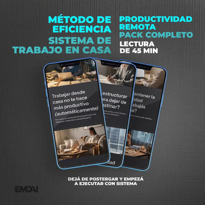 Guía Mobile: Método Productividad Remota (Pack Completo)