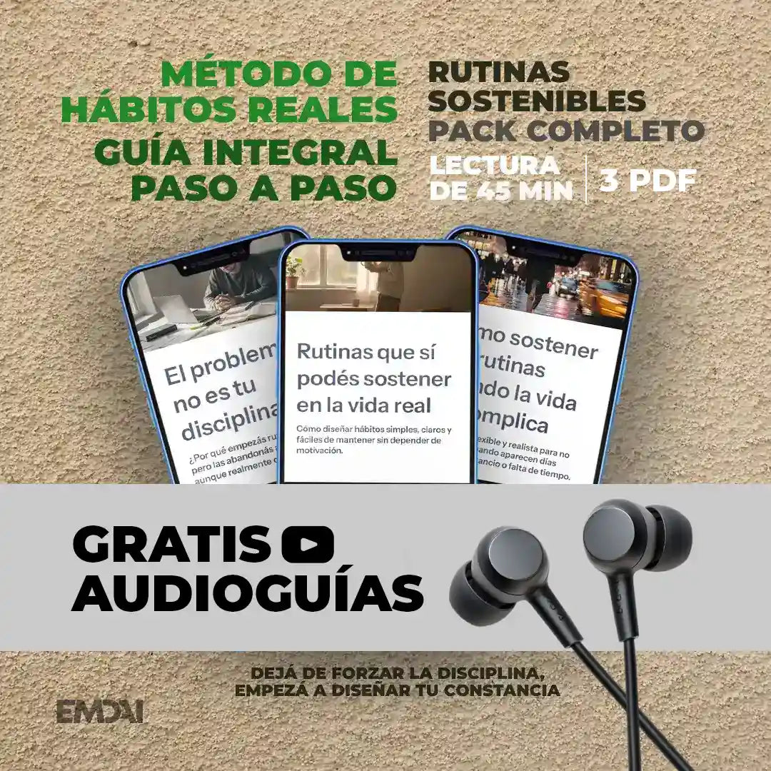 Guía Mobile: Método de Hábitos Reales (Pack Completo)