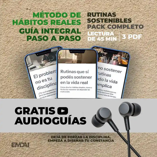 Guía Mobile: Método de Hábitos Reales (Pack Completo)