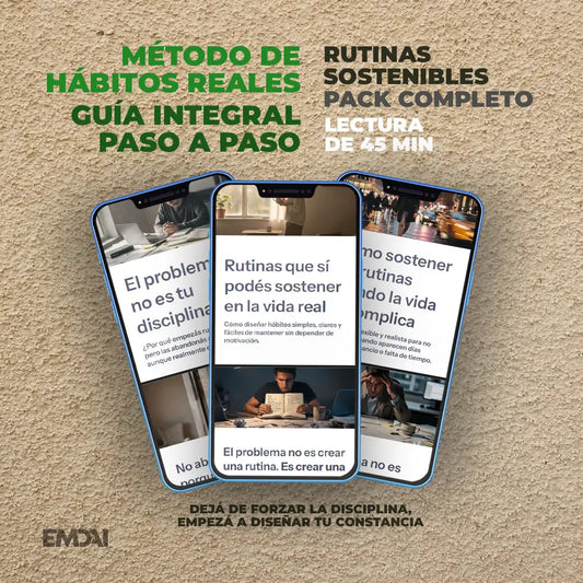 Guía Mobile: Método de Hábitos Reales (Pack Completo)